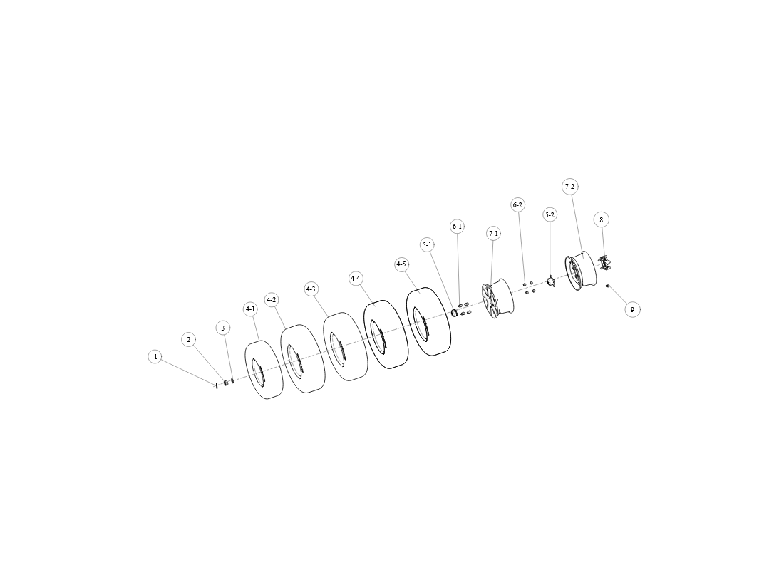 Roue avant EU SGW570FA5046