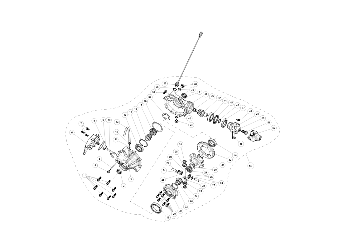 Front Axle Diff SGW570FA5068