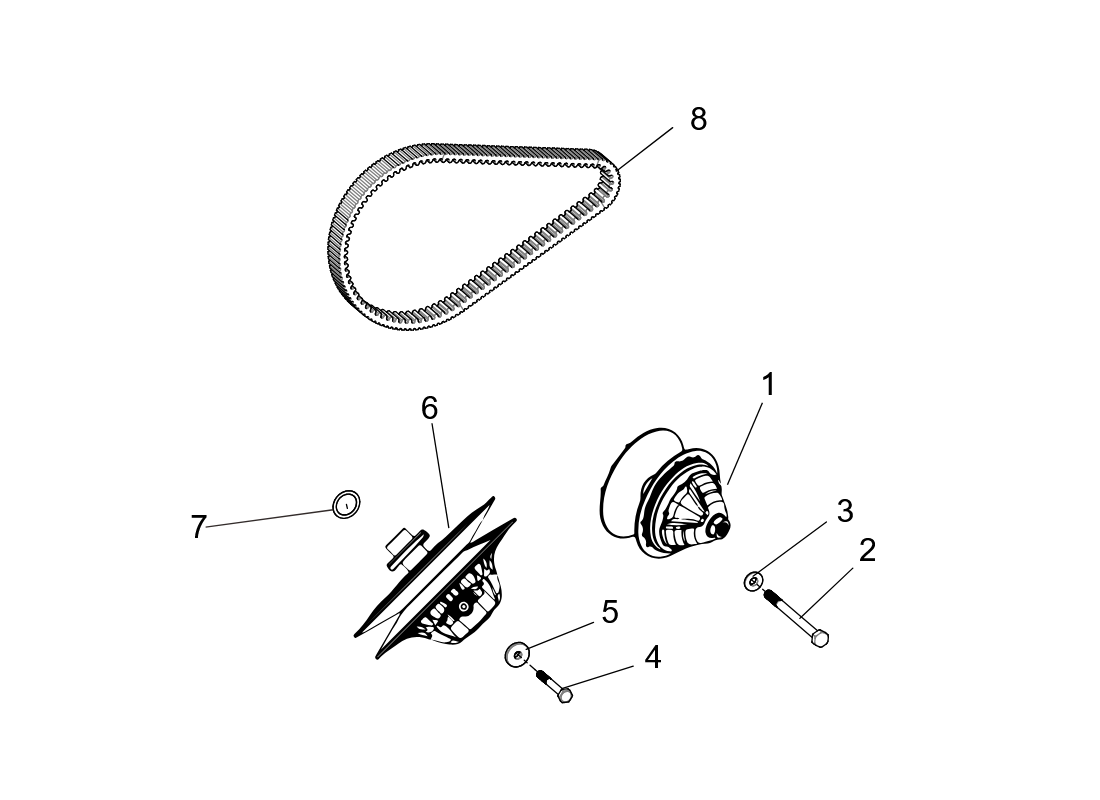 SGW1000FU1043 Clutch for UT10-U2 Fugleman