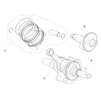 Vilebrequin et Piston SGW570FA6001B