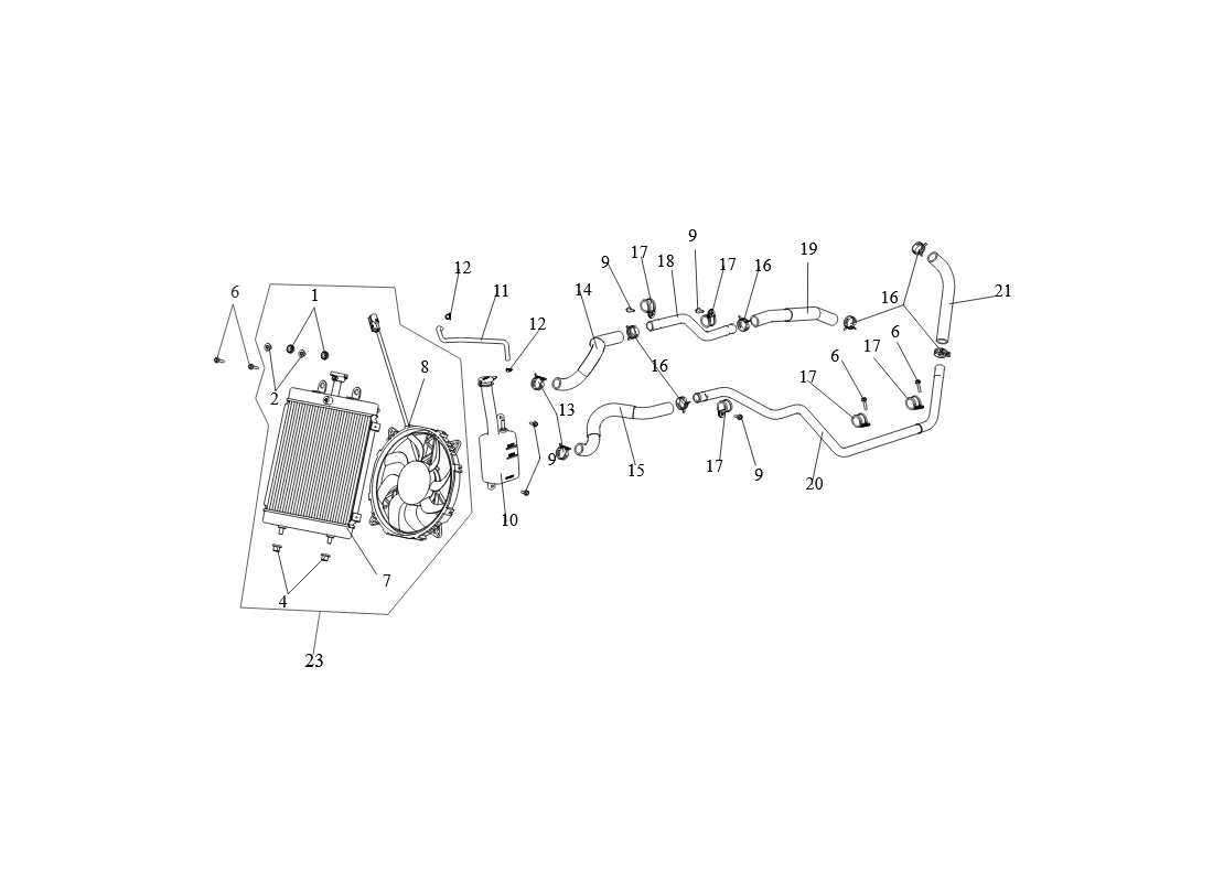 Système de refroidissement SGW570FA6016