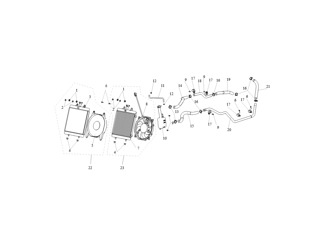 Cooling System for SGW570FA6016A