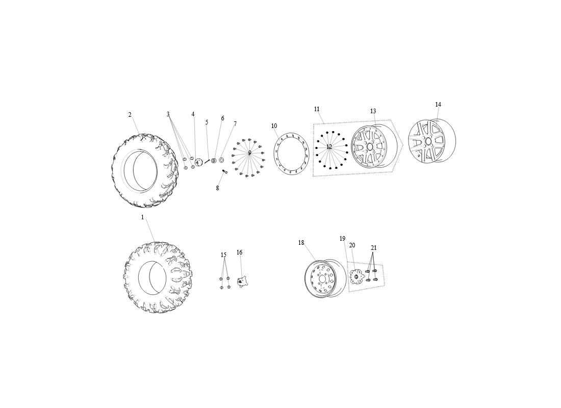 Front Wheel for SGW570FA6017