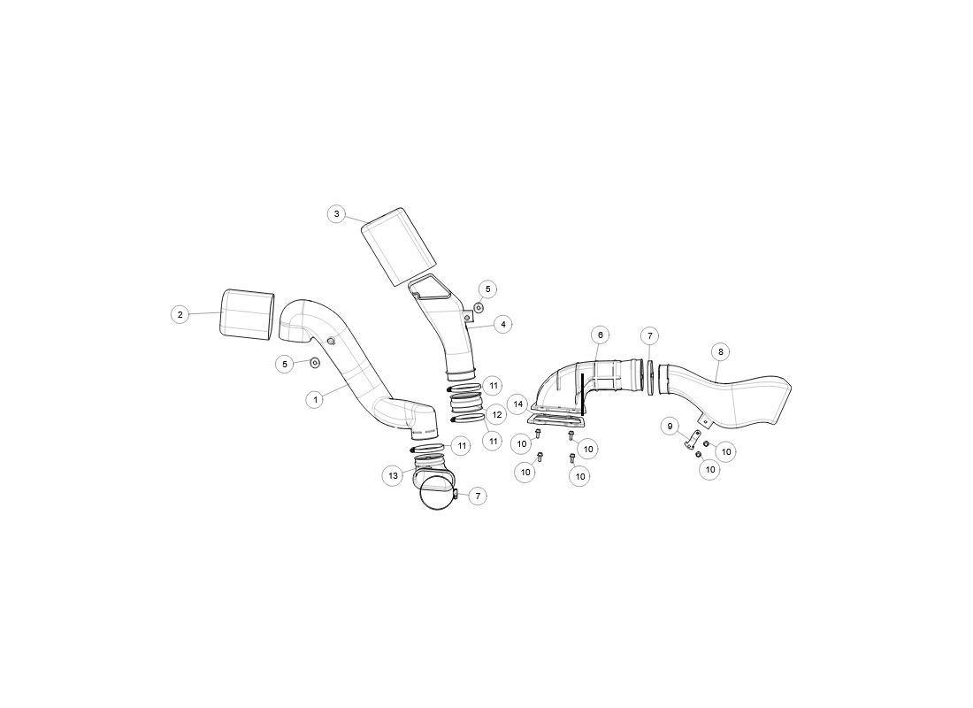 CVT Intake, 61 for SGW570FA6020B (2025+)