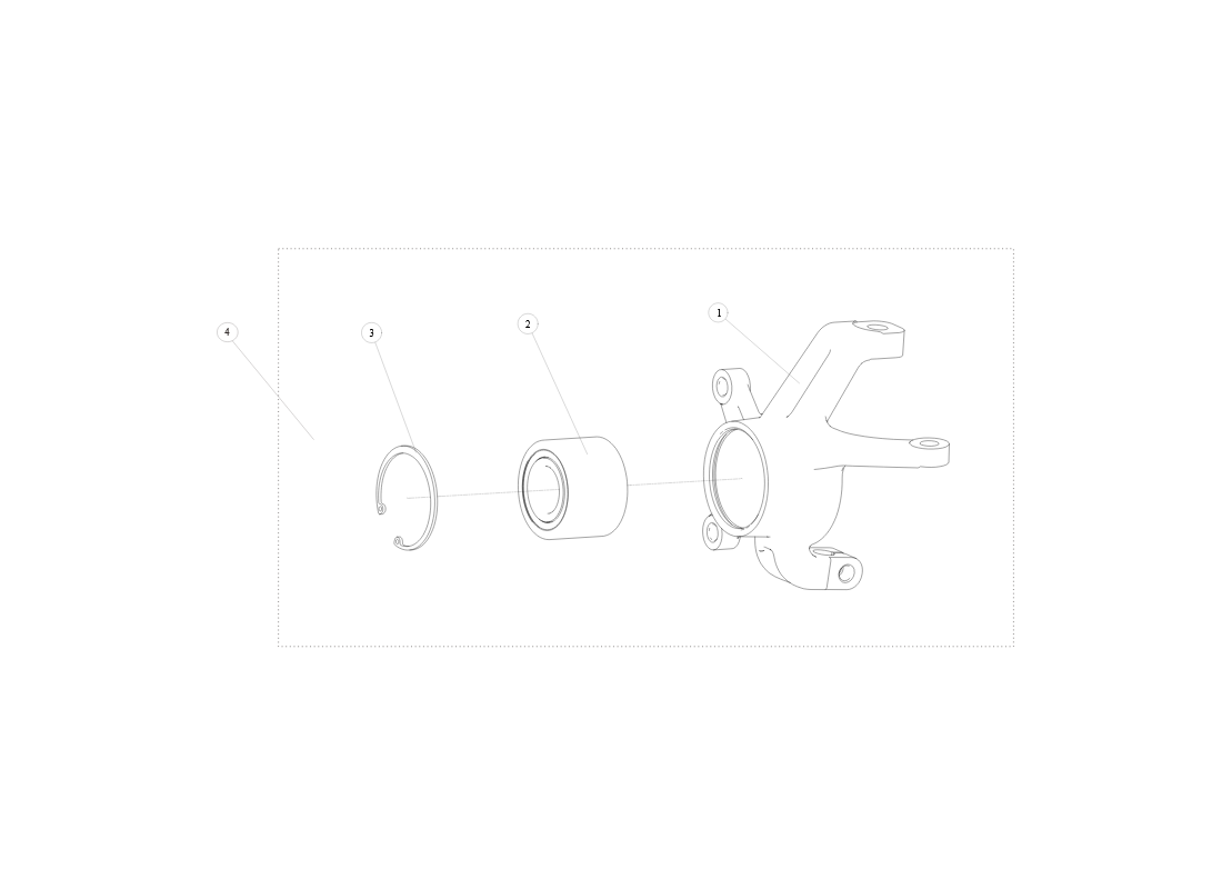 SGW570FA6039-LEFT STEERING KNUCKLE Assy (All Years)