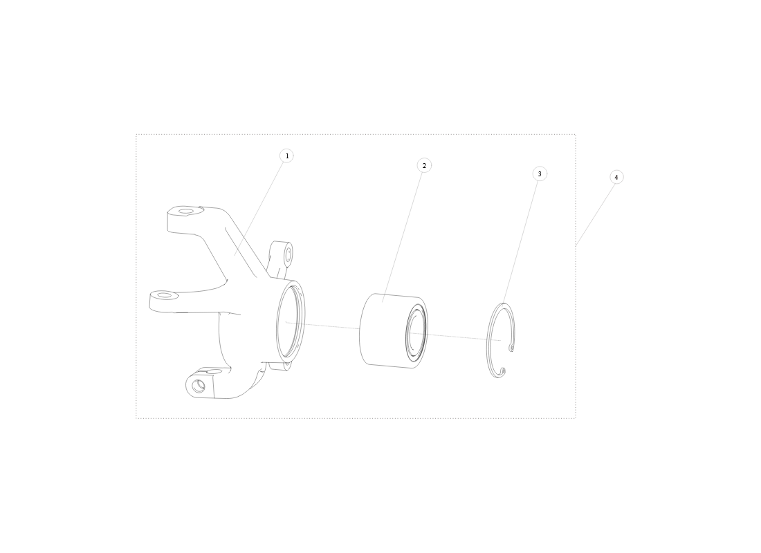 SGW570FA6040-RIGHT STEERING KNUCKLE Assy (All Years)