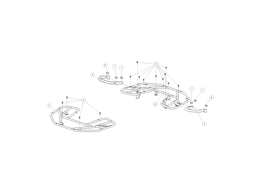 Front & Rear Rack for SGW570FA6041
