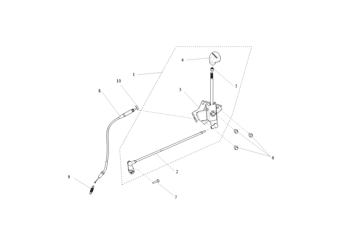 SGW570FA6048-GEAR SHIFT Assy (All Years)