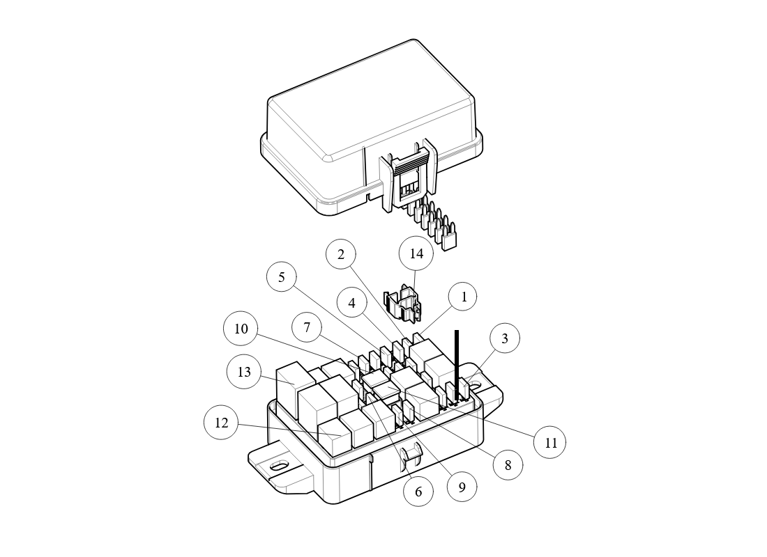 SGW570FA6051A-FUSE BOX (All Years)