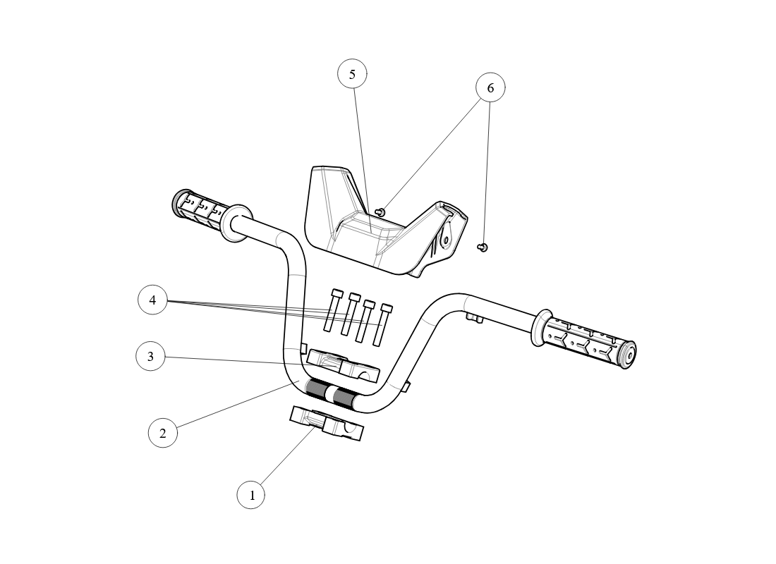 SGW570FA6057-HANDLEBAR COVER (All Years)