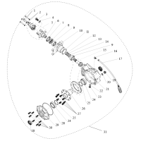 SGW570FA6072-JN REAR AXLE，NO DIFF SGW570FA6072 (2022+)
