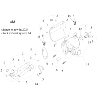 SGW570FA6043A-EXHAUST SYSTEM, LONG VERSION (2021-2024)