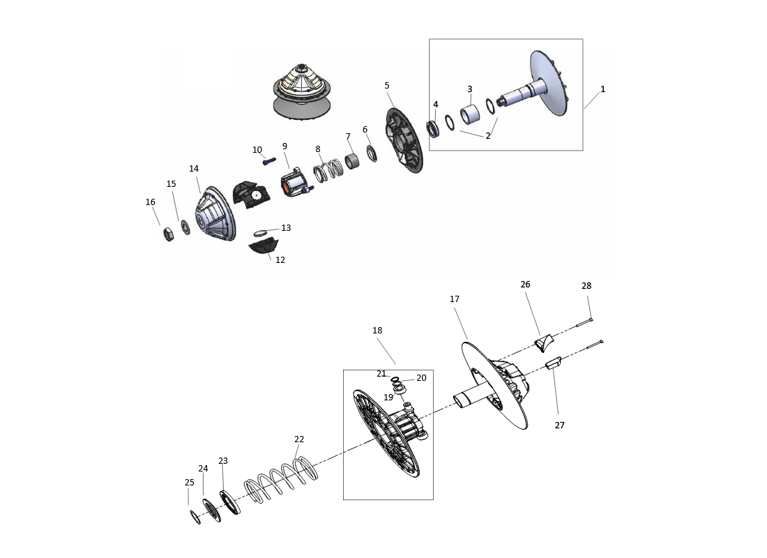 SGW1000FU1022-CVTECH WEARING PARTS (All Years)