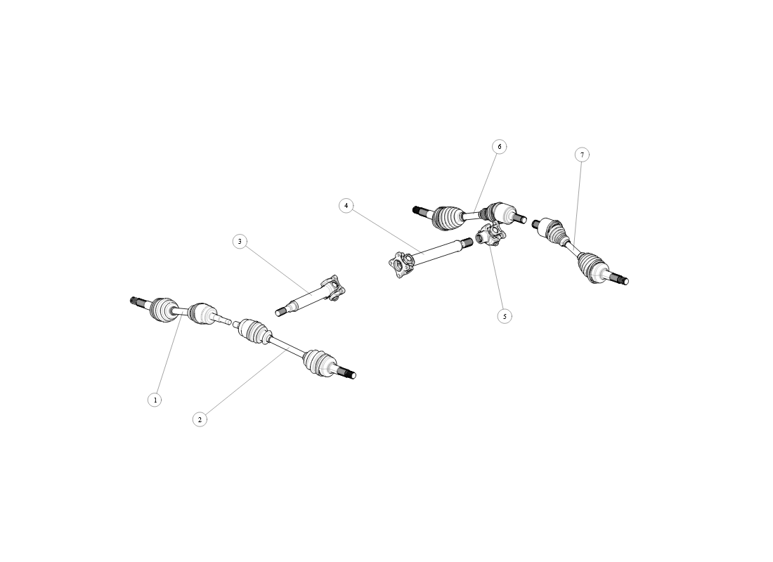 SGW570FA6050C-DRIVE SHAFT, LONG (2021)