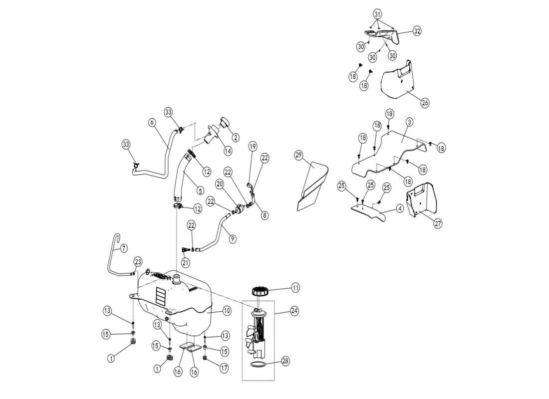 Système de carburant SGW1000FF02 2025+