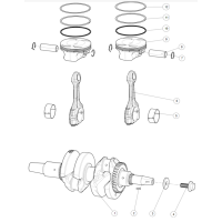 SGW1000FF26A-CRANKSHAFT ROD & PISTON