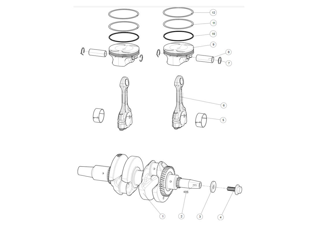 SGW1000FF26A-CRANKSHAFT ROD AND PISTON AT10 (2025+)