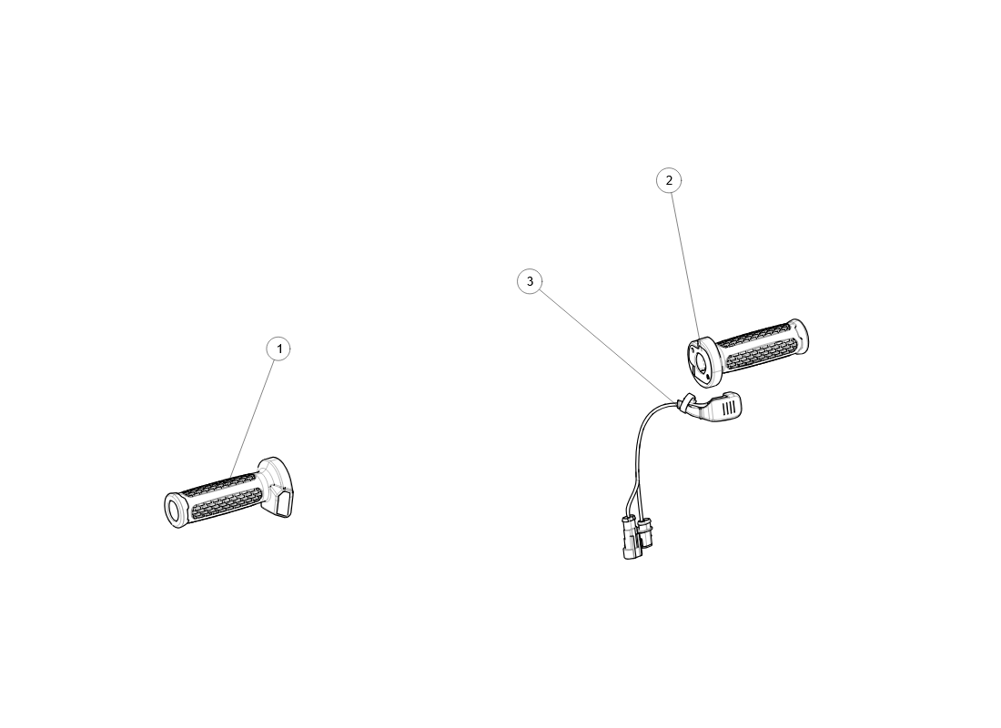 SGW1000FF55-HEATED HANDLE GRIP (2025+)