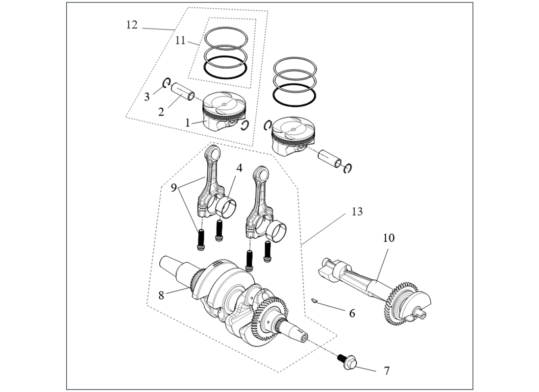 Vilbrequin et Piston 2022+