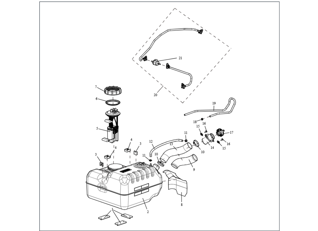 UT10A29 Fuel System for 2022+ Fugleman