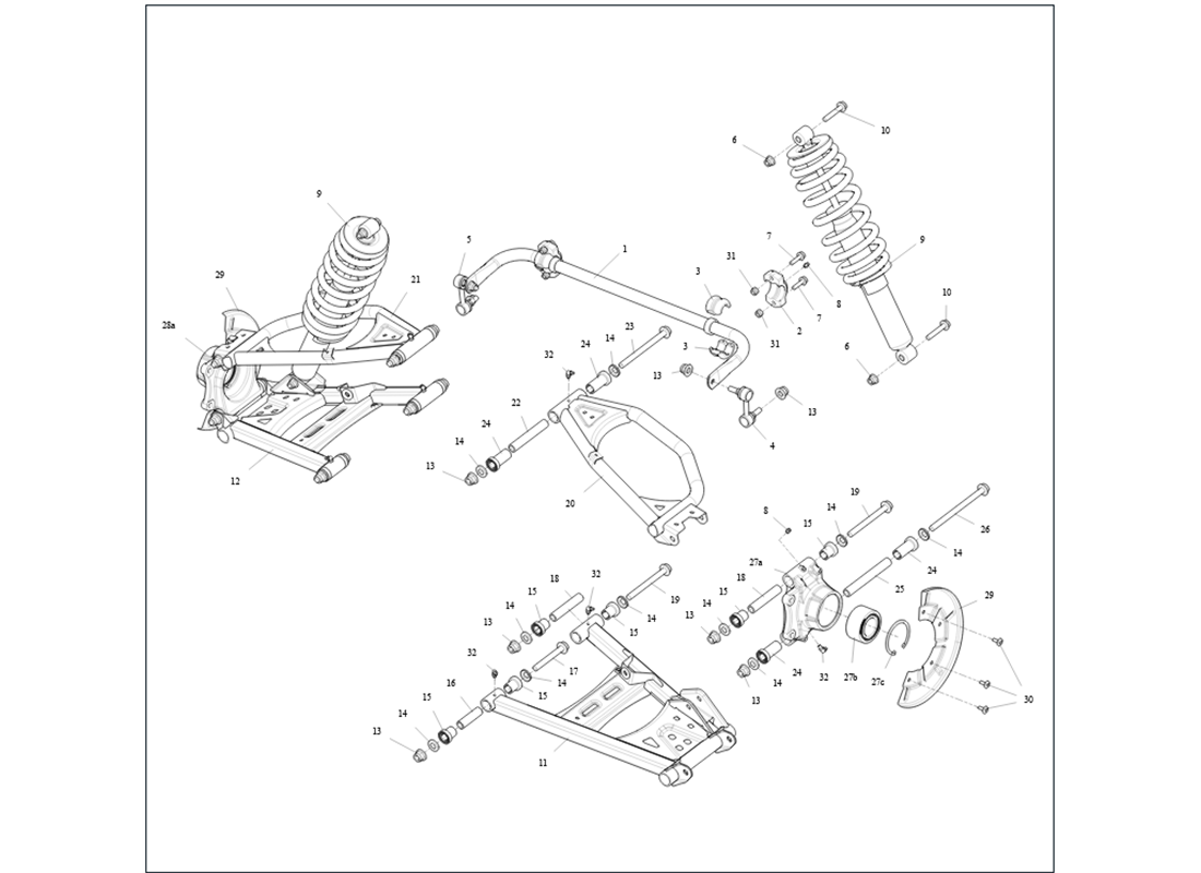 Suspension Arrière SGW1000FU1038 2022+