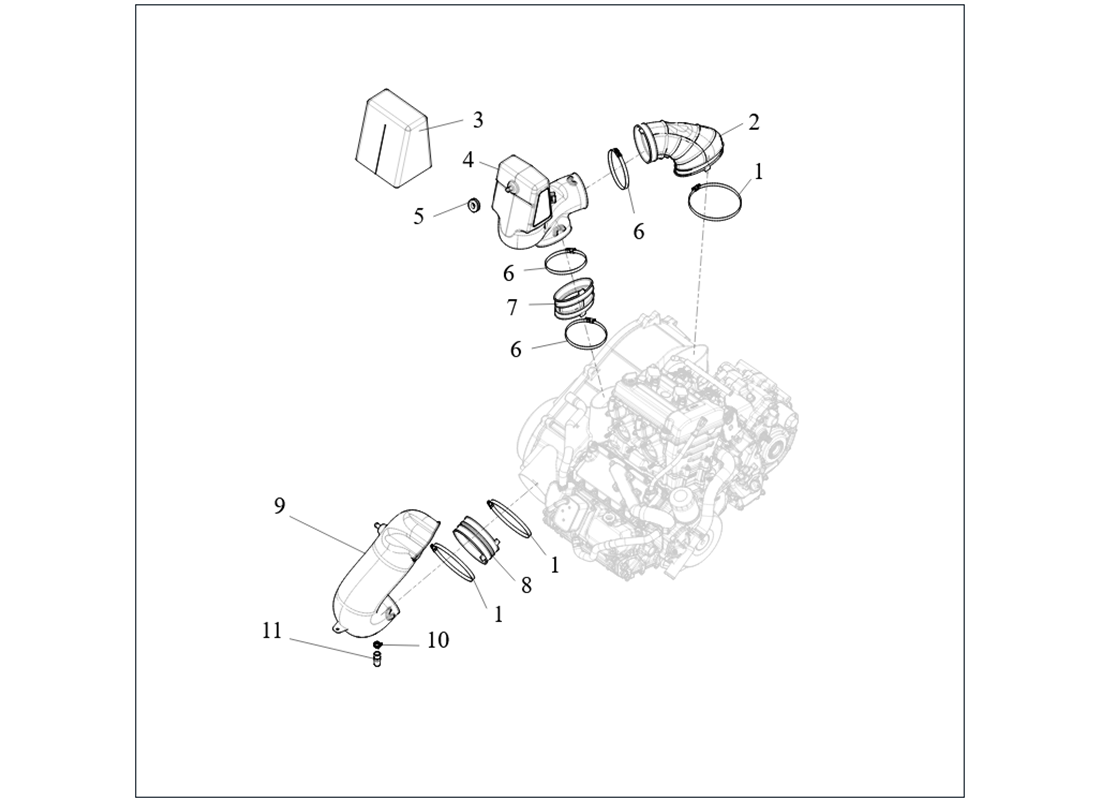 SGW1000FU1043-CVT INTAKE (2022+) Fugleman