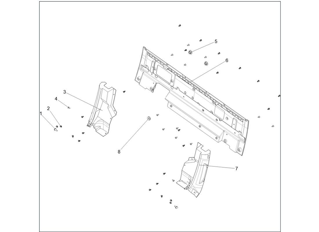 UT10A53-REAR PANEL OF COCKPIT (2022+)