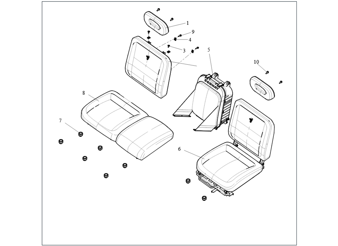 UT10A54-SEAT EPA (2022+) Accessories