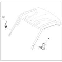 UT10B61 Rearview Mirror 2022+