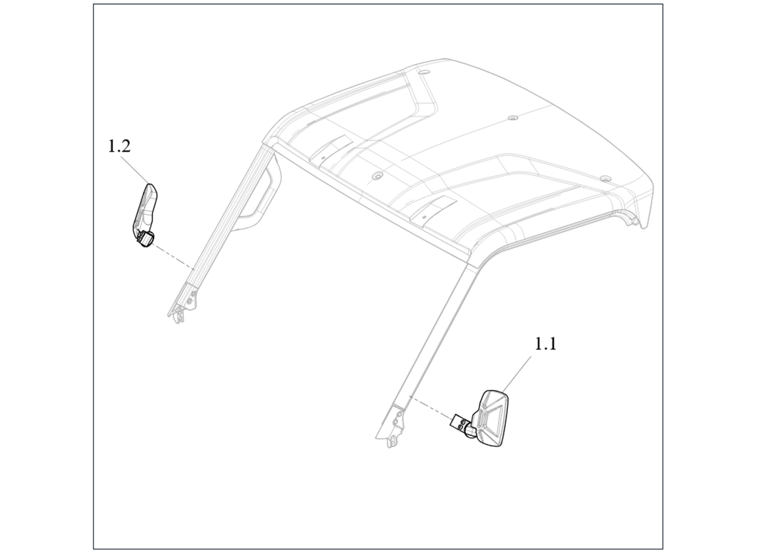 UT10B61-REARIVIEW MIRROR (2022+)