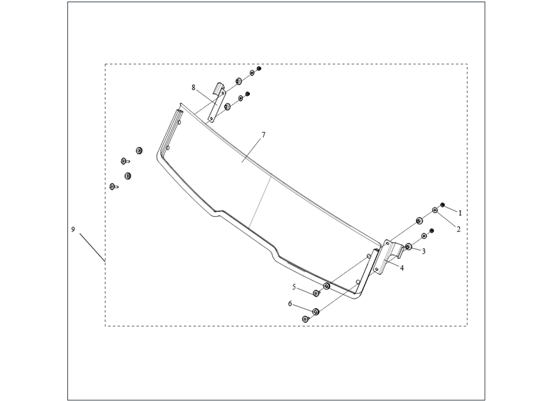 UT10B62-HALF WINDSHIELD (2022+)