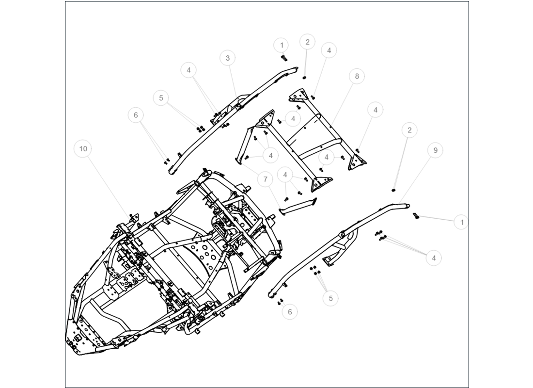 SX20A05-FRAME AND TOP BEAM SX20A05