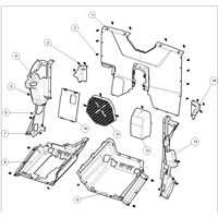 Panneau arrière de cockpit SX20A28 - BODY