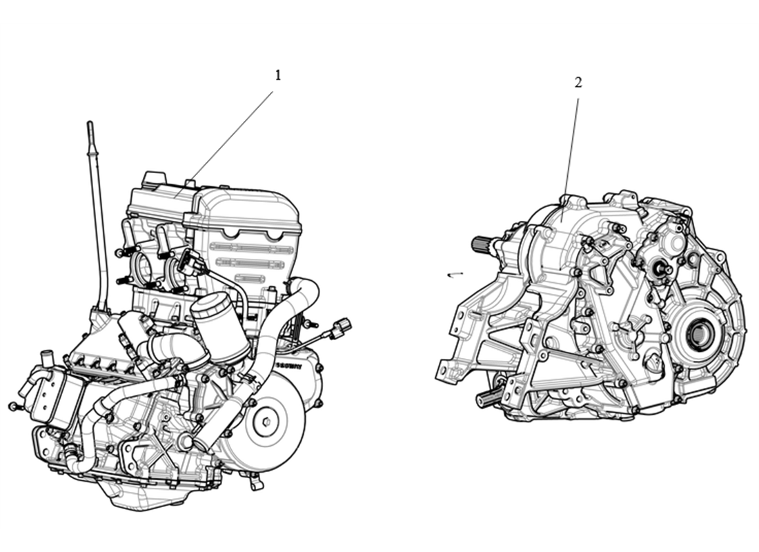 SX10F01-POWERTRAIN 680W - Krachtige Aandrijving