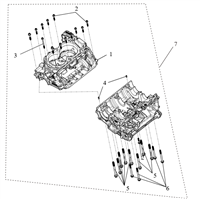 SX10F07-CRANKCASE ASSY