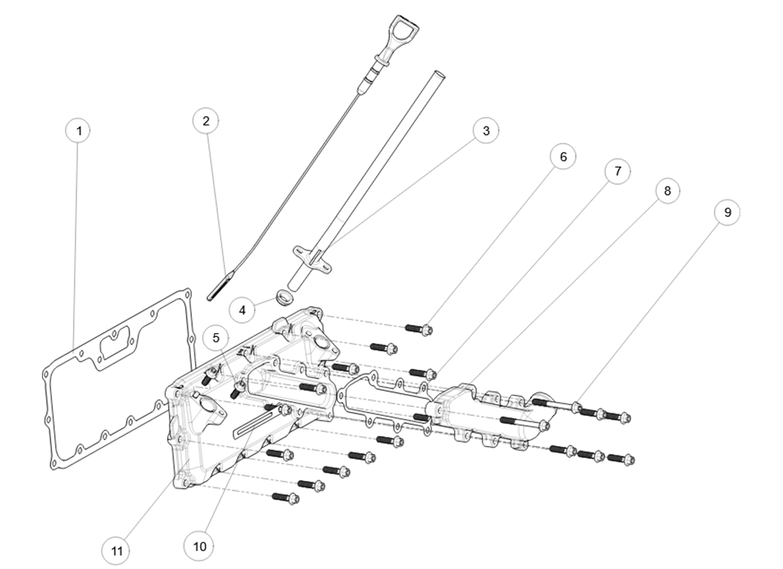 SX10F10 Upper Crankcase Cover - Powertrain