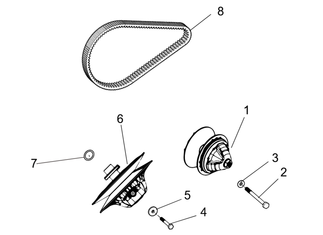 SX10F13-CVT Clutch - Powertrain Parts