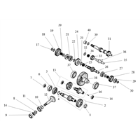 SX10F23-Transmissie zonder Diff
