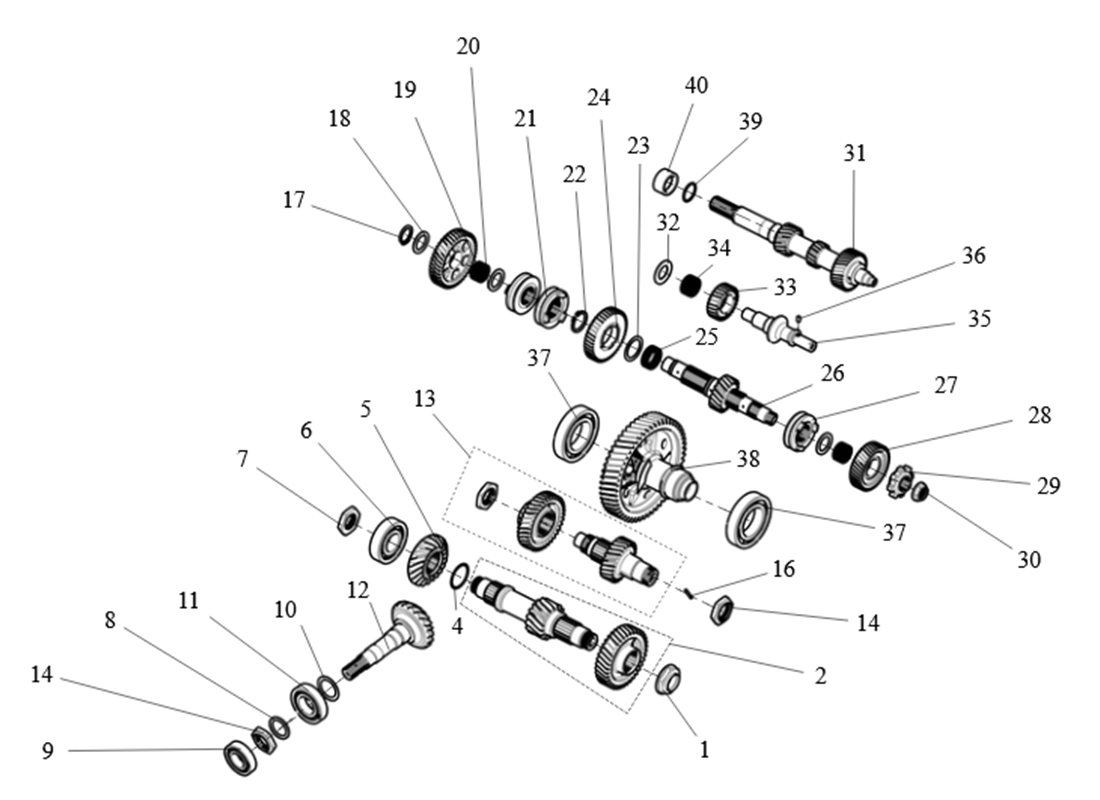 SX10F23 Transmission Parts