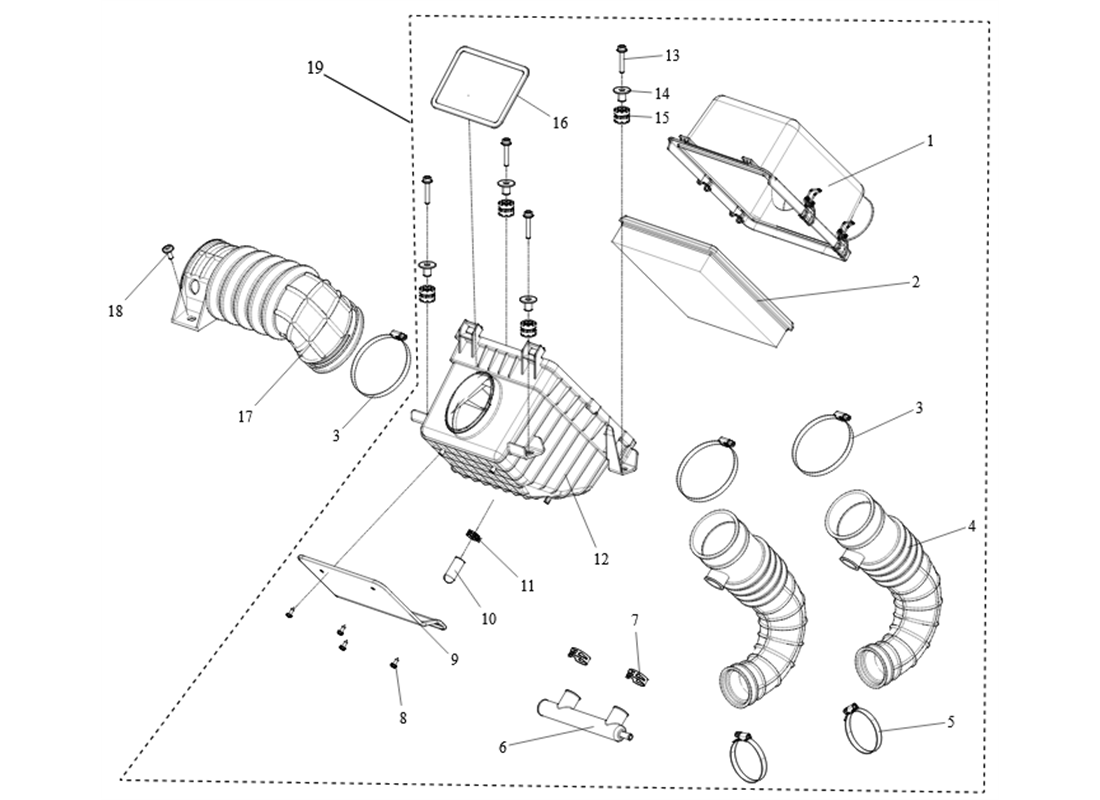 SX10F26 Intake System - Powertrain Parts