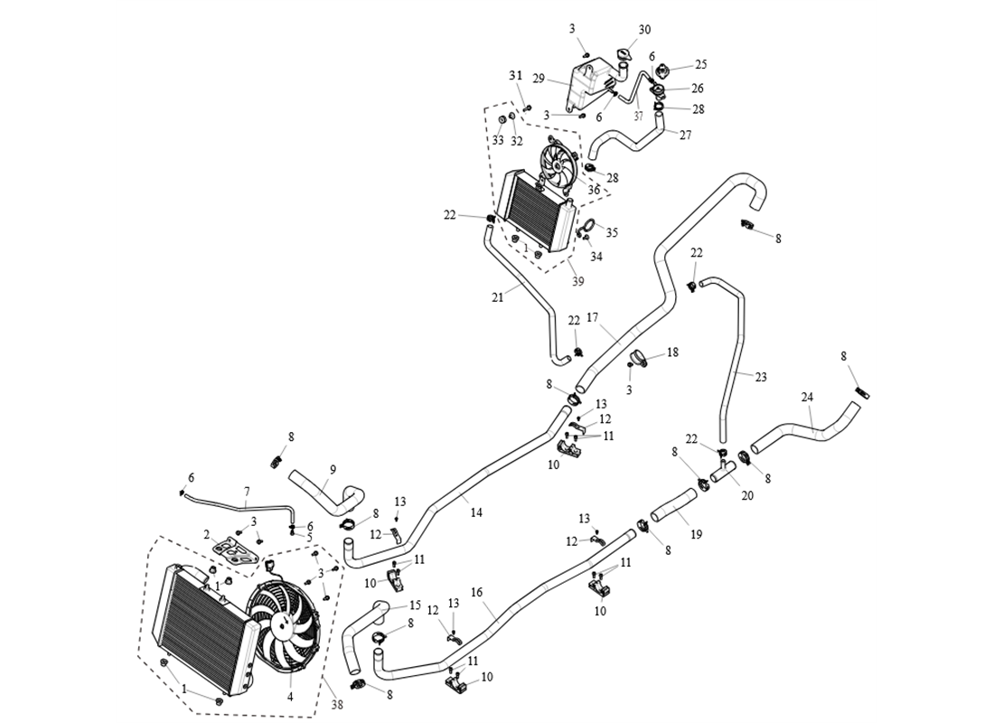 SX10A02 Koelsysteem 22 - Body