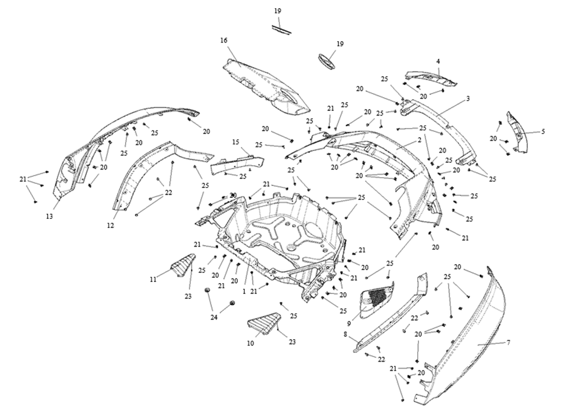 SX10A11 Rear Cargo Bed - Body Parts