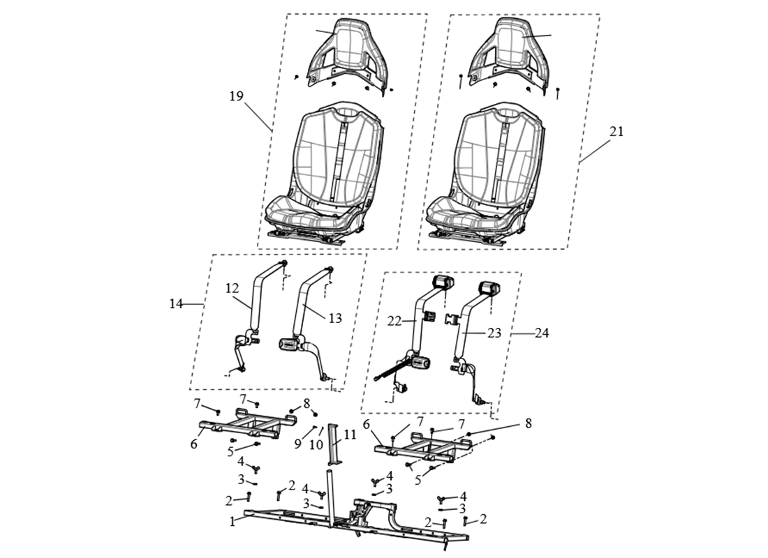 Siège SX10A19 Confortable