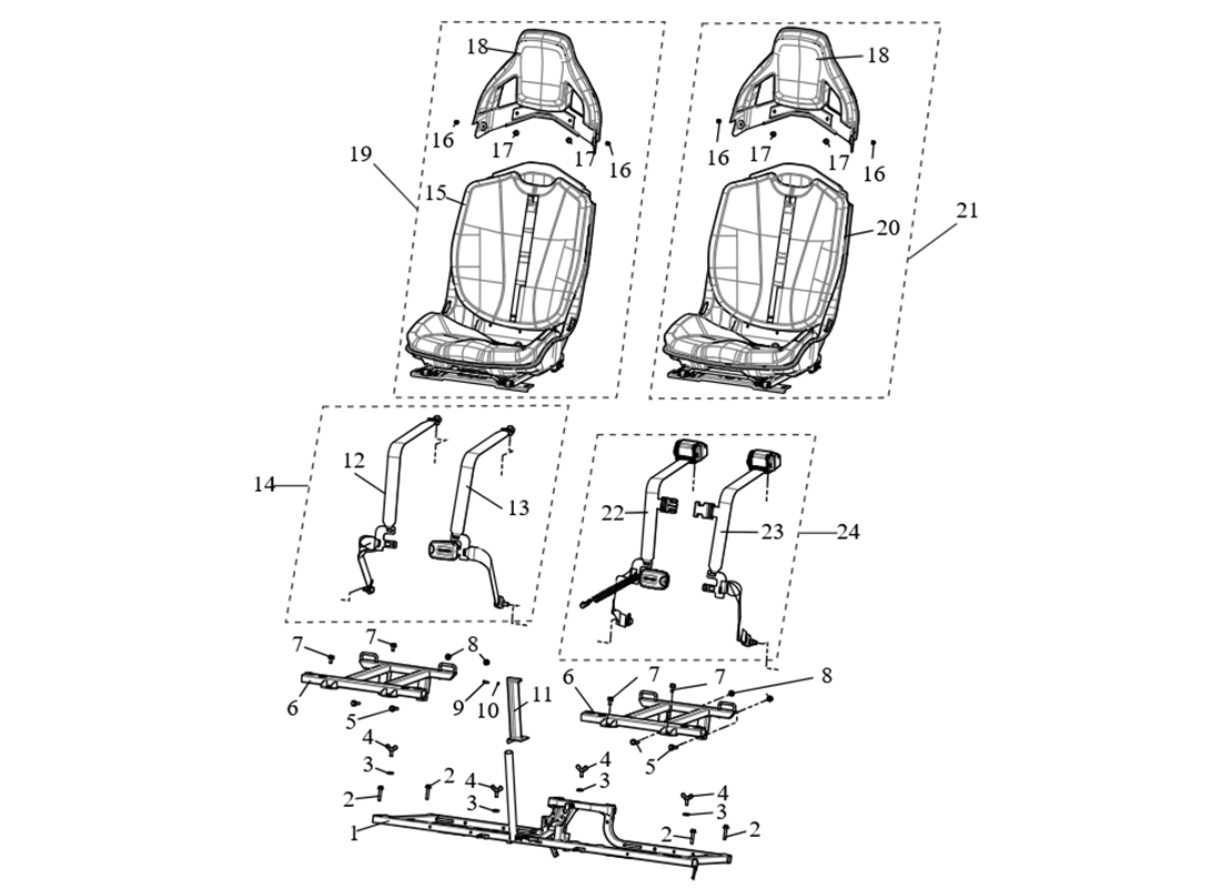 SX10A19A-SEAT EU | Siège
