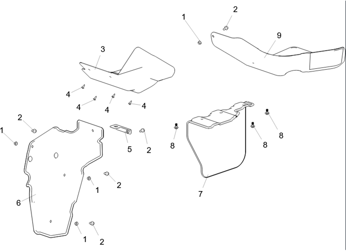 SX10A22 Rear Cabin Heat Shield
