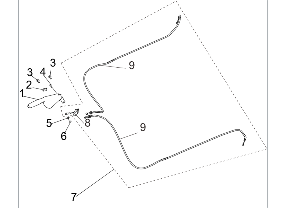 SX10C08 Parking Brake - Chassis Parts
