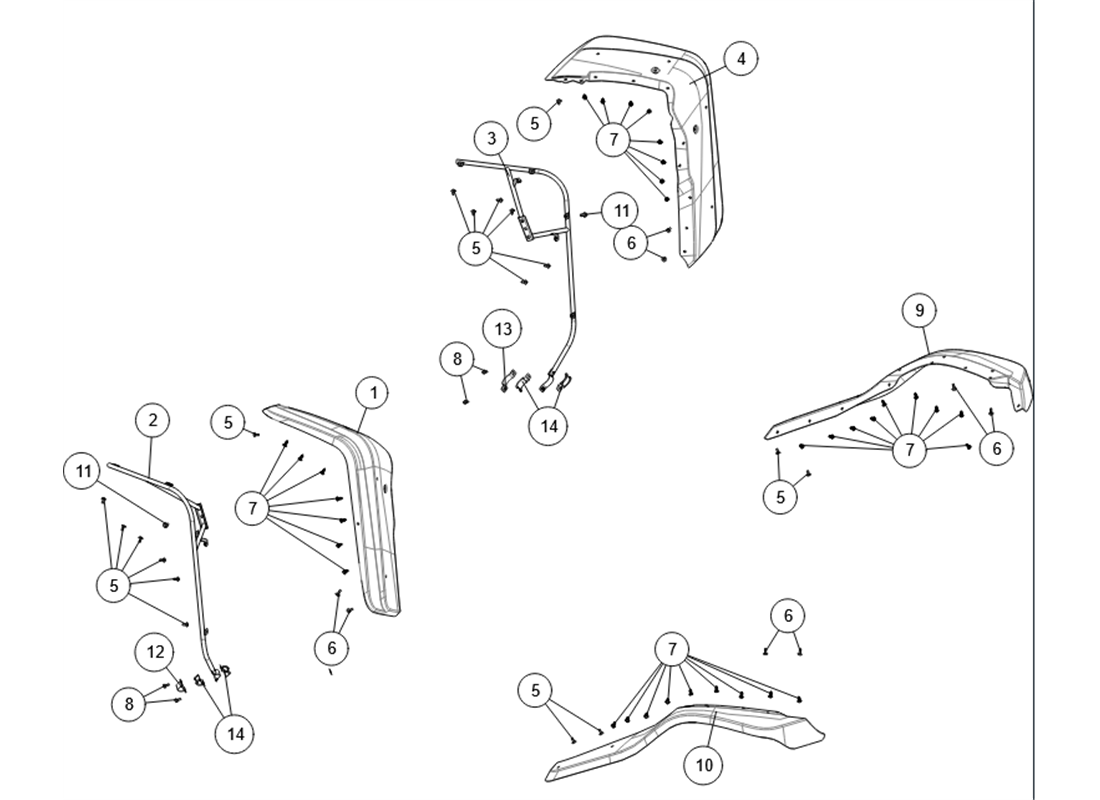 Widened Mudguard SX10B02A
