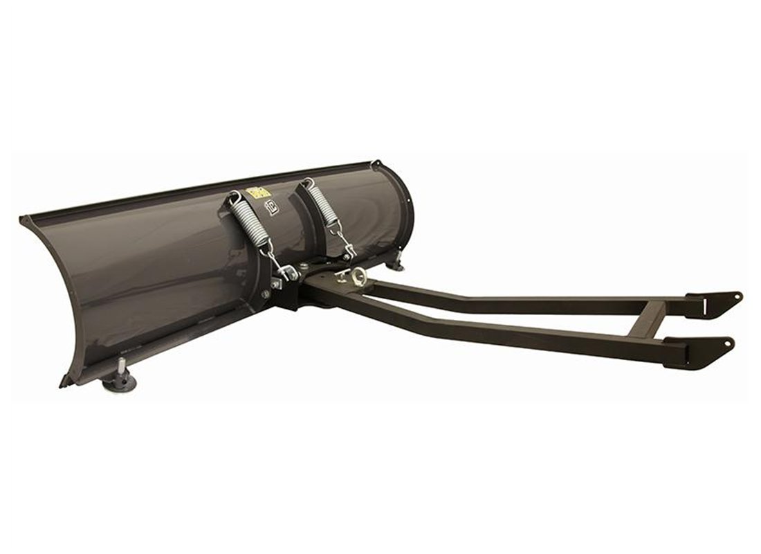 Mid-mounted snow plough systems
